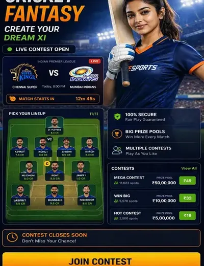 Hero11 (hero11) fantasy cricket & matchday visual 3